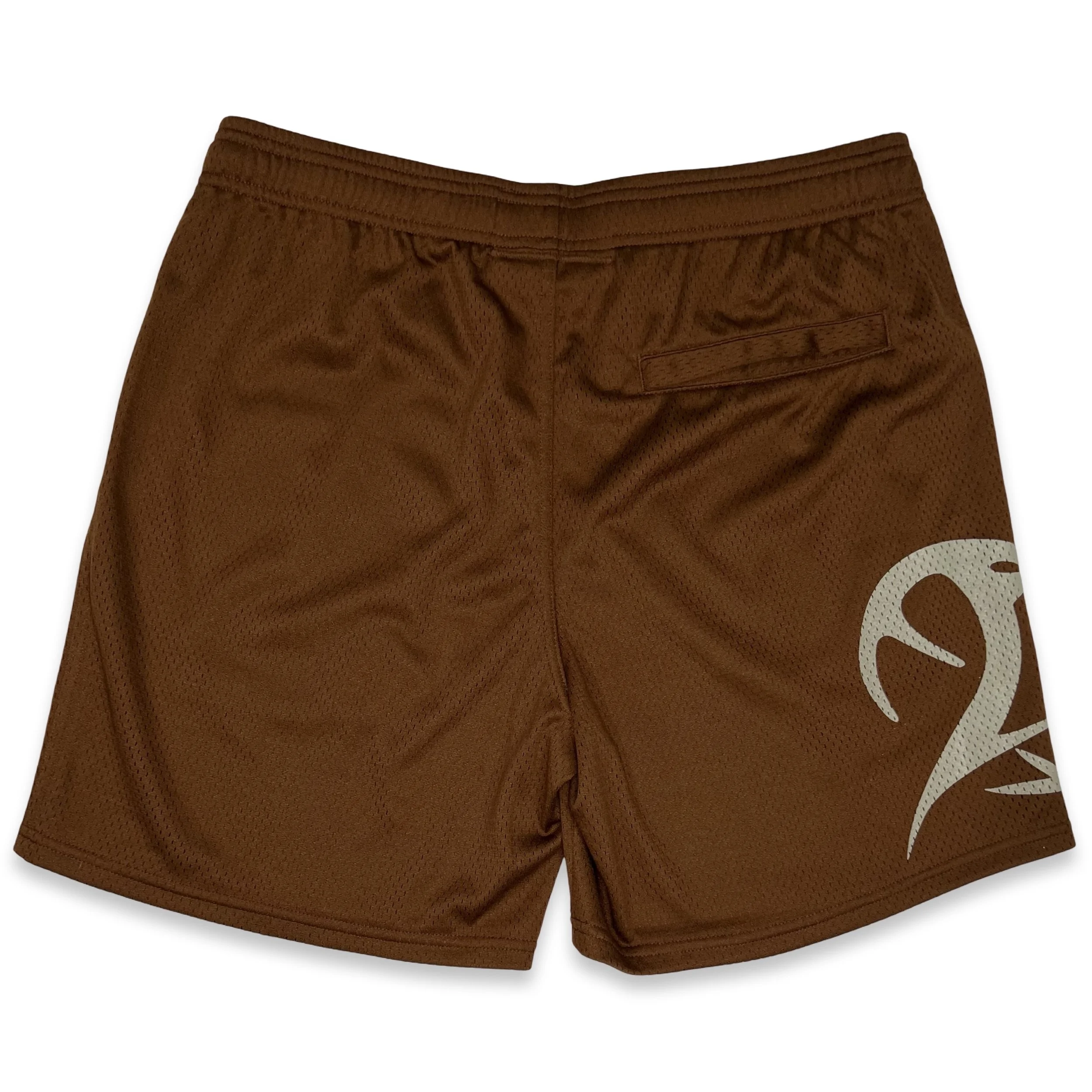 Tree Logo Mesh Shorts (brown) — Pistachio Gallery